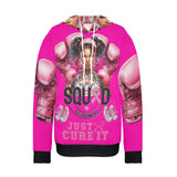 Breast Cancer Support Squad Women's Long Sleeve Fleece Hoodie (Model H55)