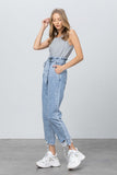 HI WAISTED PAPER BAG SLOUCH JEANS