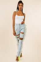 DENIM JEANS MULTI CUT