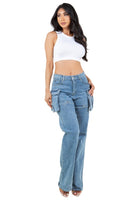 WOMEN FASHION STYLE DENIM PANTS