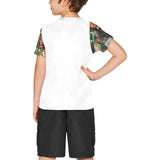 geonnie kids Big Boys' All Over Print Crew Neck T-Shirt