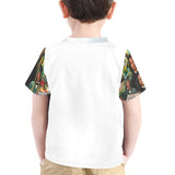 geonnie little kids Little Kids' All Over Print Crew Neck T-Shirt