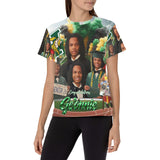geonnie womens Women's All Over Print Crew Neck T-Shirt