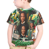 geonnie little kids Little Kids' All Over Print Crew Neck T-Shirt